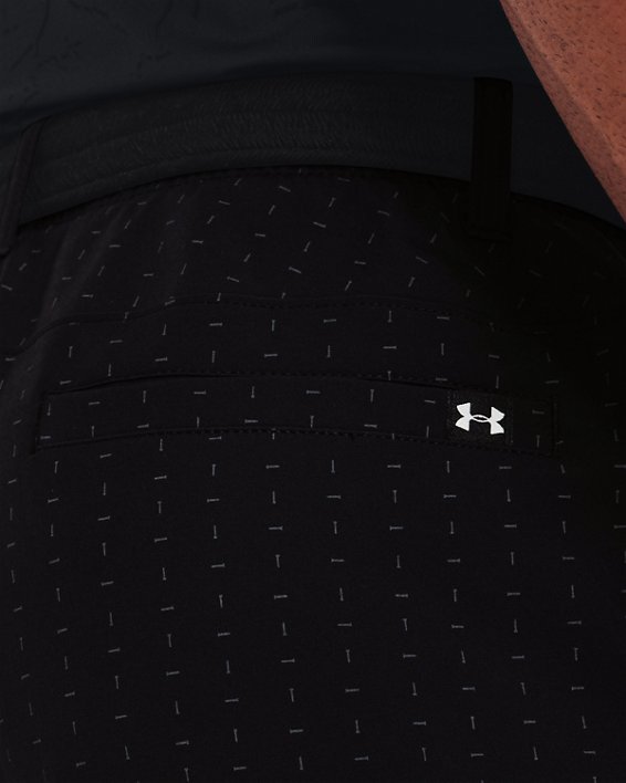 Men's UA Drive Printed Tapered Pants, Black, pdpMainDesktop image number 3